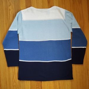 Vintage Sweater Blue White